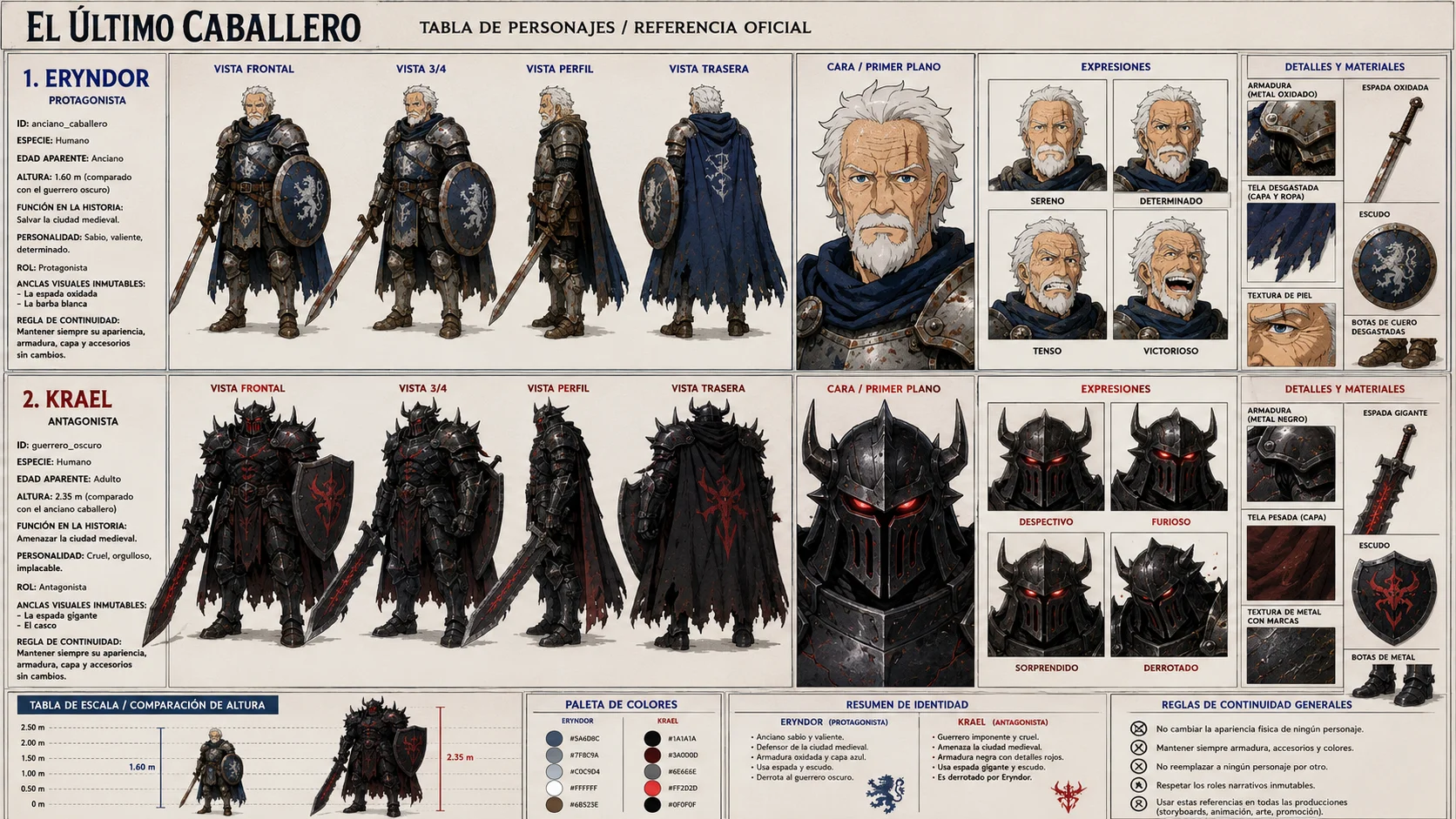 Character Board generado por CM7 STUDIO